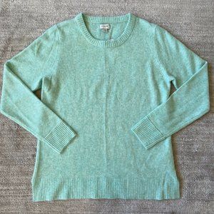 NWT J Crew Mint Green Soft Yarn Crew Neck Sweater